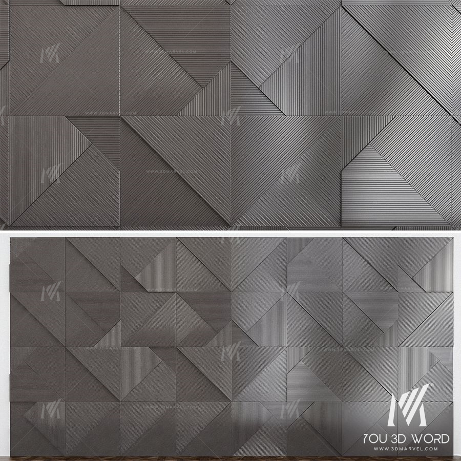 Alivio Stripes 3D Gypsum Panels